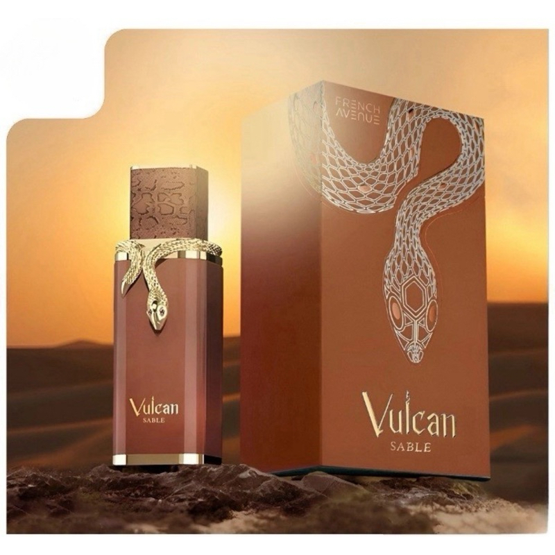 Perfume Arabe Vulcan Sable French Avenue | Shopee Brasil