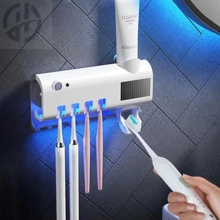 Porta Escova Dentes Com Esterilizador Uv Aplicador Pasta de Dente Suporte Dispenser Escova -K8 em Oferta na Shopee