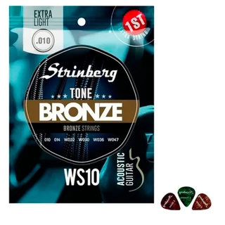 Jogo Cordas Violao 010 011 012 Strinberg Giannini Tagima em Oferta na Shopee