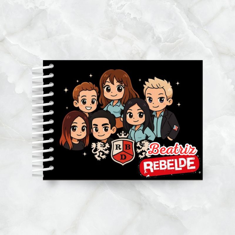 Livro de colorir Rebelde, RBD | Shopee Brasil