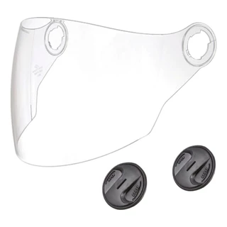 Viseira Cristal + Reparo Capacete Aberto Pro Tork New Atomic / New Liberty 3