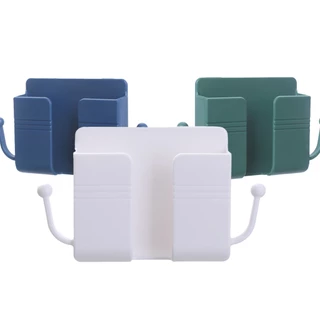 Kit Suporte de Parede Plástico Autocolante Multiuso para Celular com Ganchos 1UN 2UN 3UN Soutimes