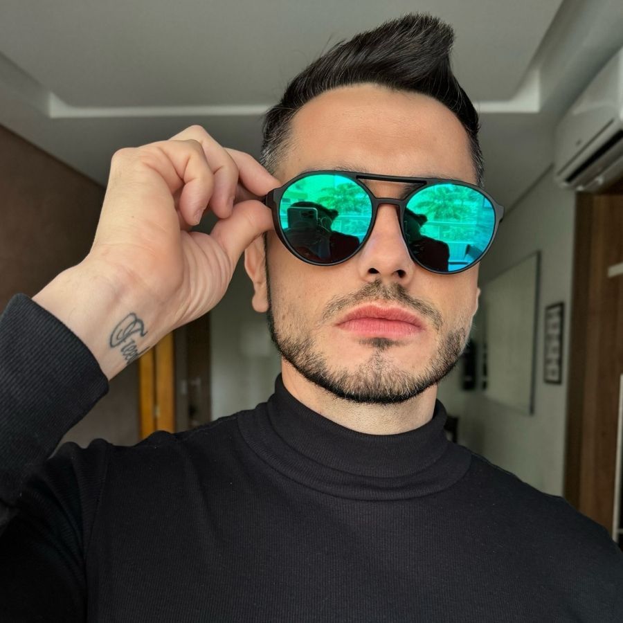 oculos lançamento masculino modinha polarizado confortavel lentes ...
