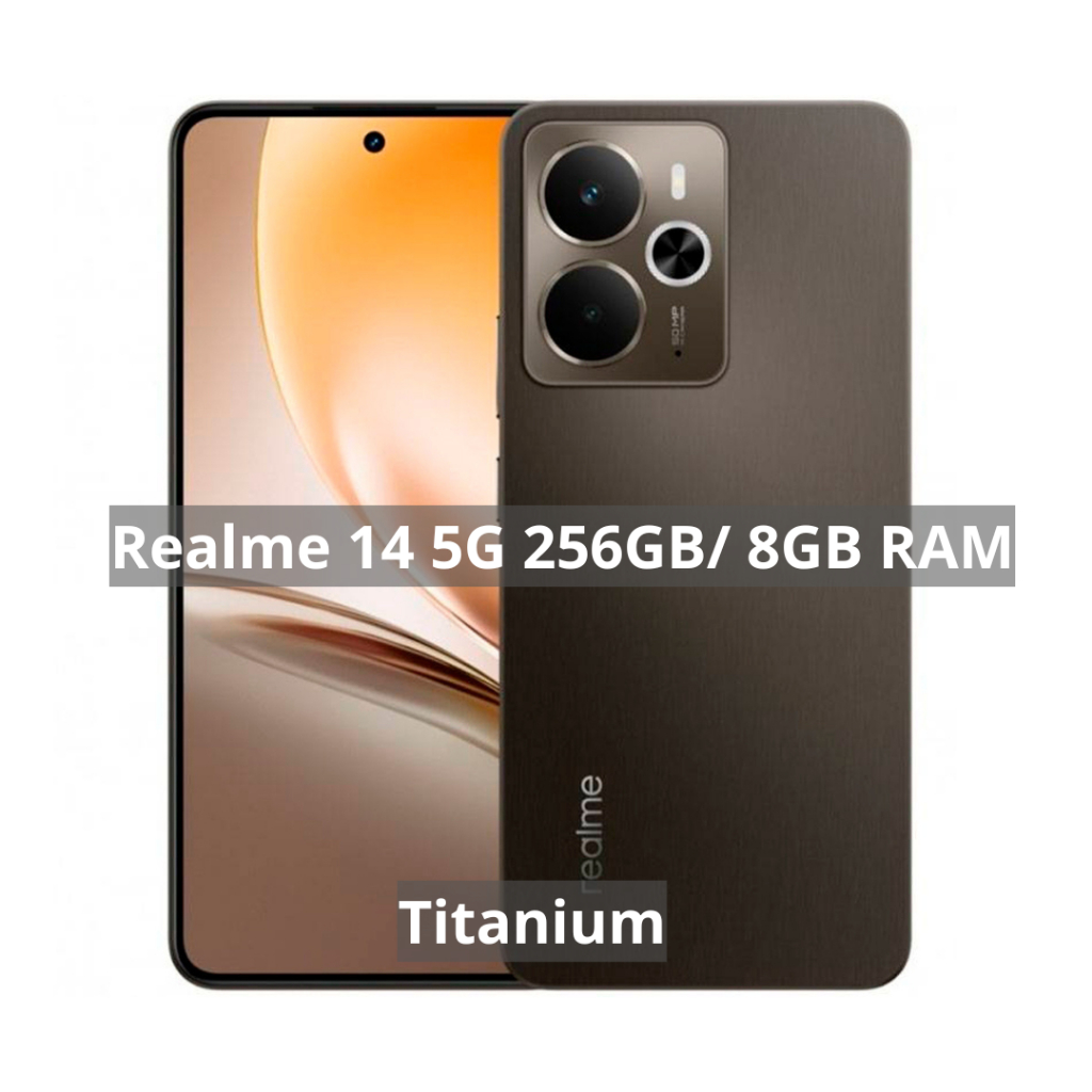 realme 14 5G 256GB/512GB Armazenamento + 8GB/12GB RAM, Snapdragon