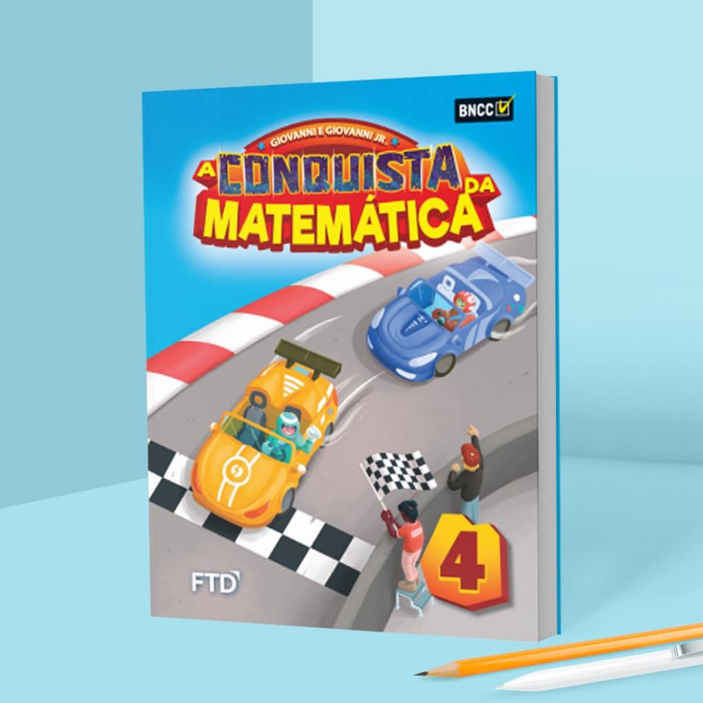 LIVRO A CONQUISTA DA MATEMÁTICA 4°ANO (NOVO) | Shopee Brasil