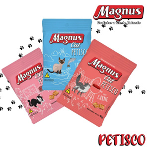 Petisco Magnus Cat para Gatos Salmão, Frango ou Carne em Oferta na Shopee