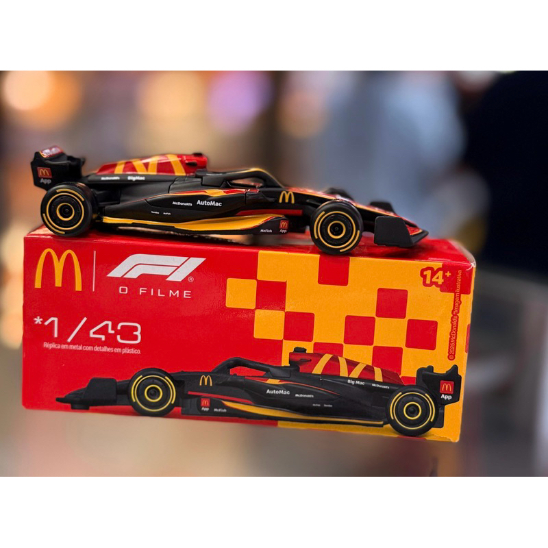 Carro Fórmula F1 Miniatura McDonald's Original Lacrado 2025 | Shopee Brasil