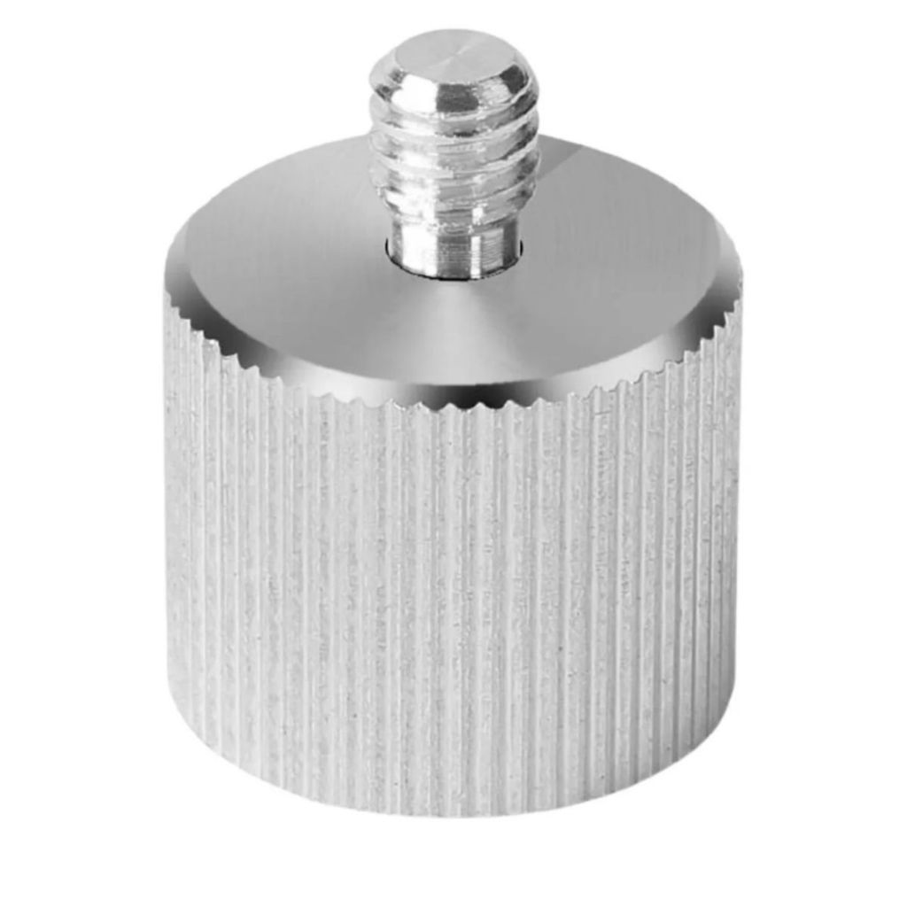 Adaptador Conversor Tripé Nível A Laser 5/8 Fêmea 1/4 Macho