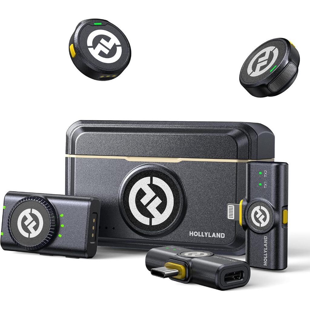 Microfone Hollyland Lark M2 Duo Combo para 2 Pessoas