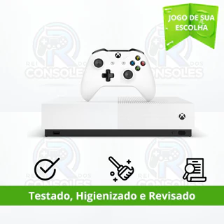 Xbox One S 500GB ou 1TB | 1 ou 2 Controles | Jogo Incluso | Garantia