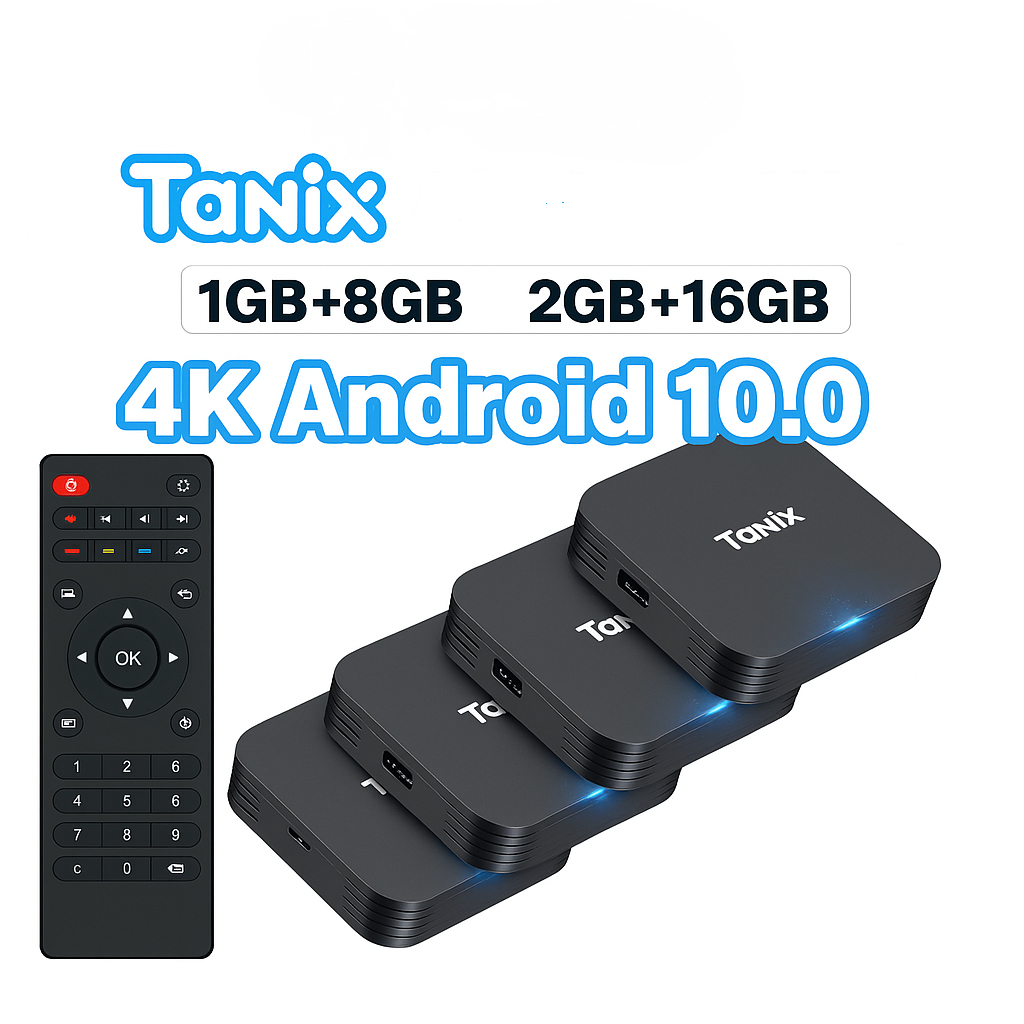 Smart Box Android 10.0 TV HD 2GB Ram 16GB de Armazenamento OU 1GB RAM 8GB ROM