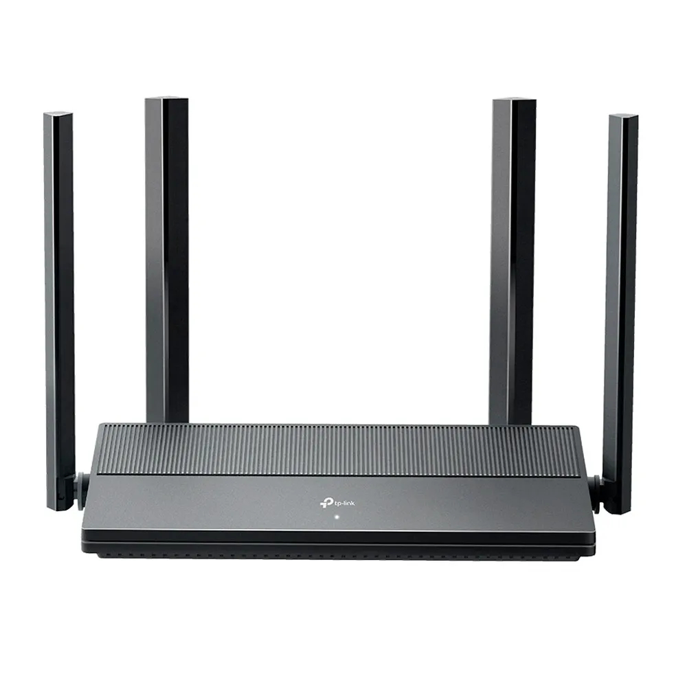 Roteador TP-Link EX220 Wi-Fi 6 AX1800 Dual Band 2,4/5Ghz Gigabit 4 Antenas 5dBi v1.28