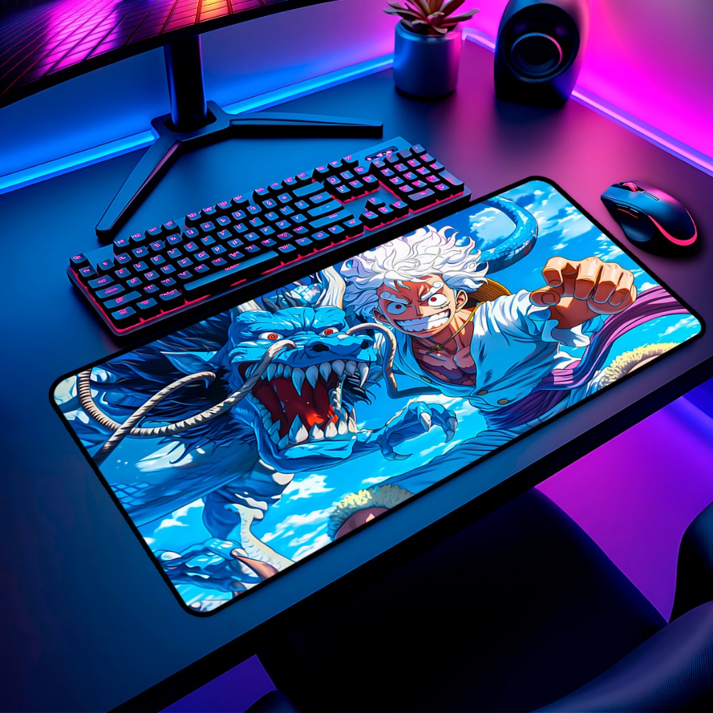 Mouse Pad Gamer Grande Antiderrapante 65x30 70x35 80x35 90x40 90x50 120x60 Cm Borda Costurada