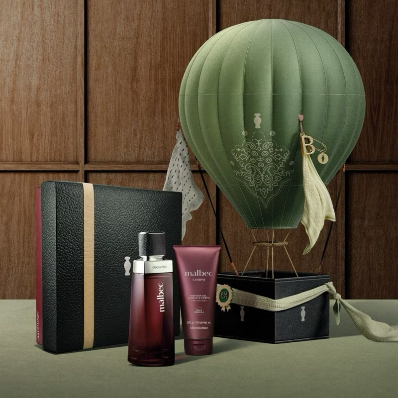 Kit Malbec tradicional O Boticário – Perfume + Shower Gel (2 em 1