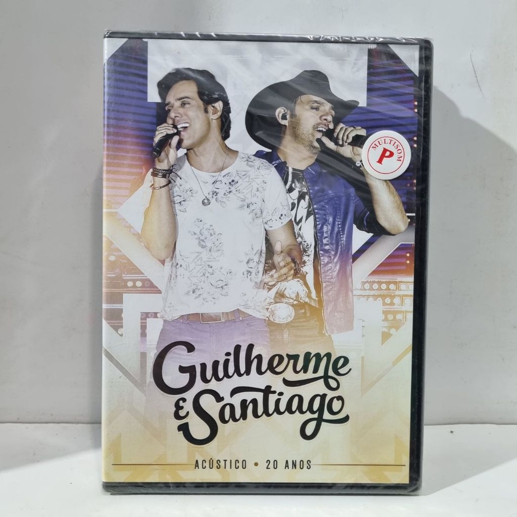 DVD Original - Guilherme e Santiago: Acústico 20 anos | Shopee Brasil