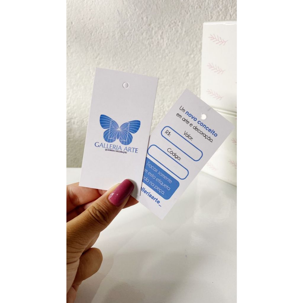 50 tags para roupa Personalizada com Nome da Marca | Ideal para ...