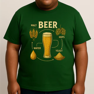 Camiseta BEER INGREDIENTS Tradicional