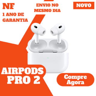 Airpods Pro 2 - USB-C Original Apple Novo Garantia 1 Ano NF