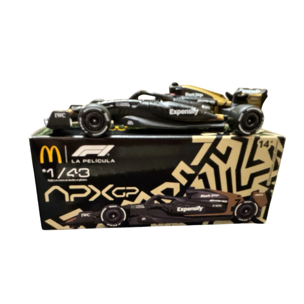 Carrinho Fórmula 1 Mcdonald's Miniatura Colecionável em Metal e
