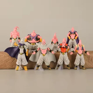 Kit 8 Action Figure Bonecos Majin Boo Dragon Ball Z Coleção