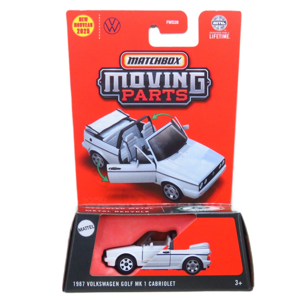 Miniatura de Metal Matchbox Moving Parts 2025 - 1/64 - Mattel