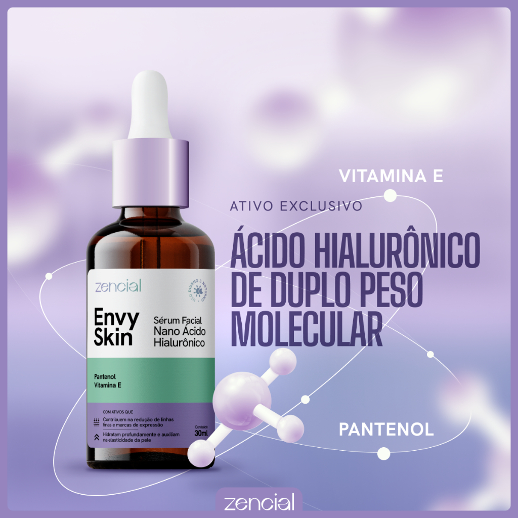 Sérum Hidratante e Preenchedor – Anti Rugas com Vitamina E