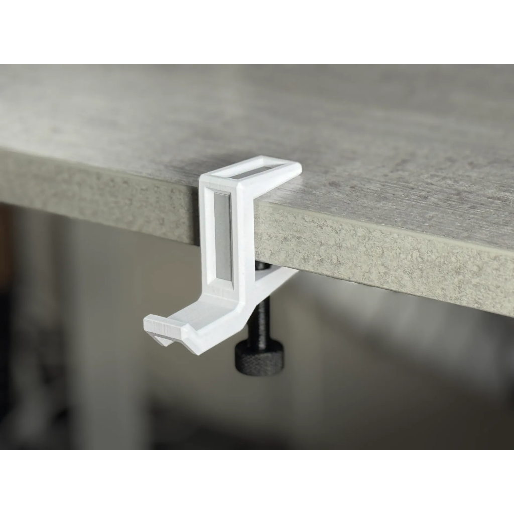 Suporte de canto quina de mesa para fones de ouvidos headphone headset