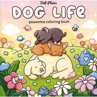 DOG LIFE Desenhos Para Colorir em Oferta na Shopee