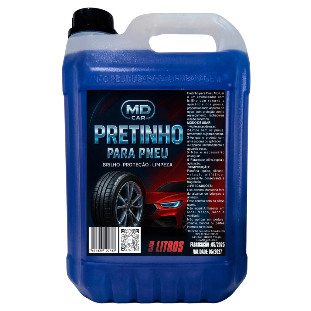 Pretinho Para Pneu  Pretinho 5 litros
