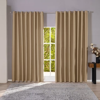 Cortina Blackout  Em Tecido Para Apartamento Bloqueia Luz em Oferta na Shopee