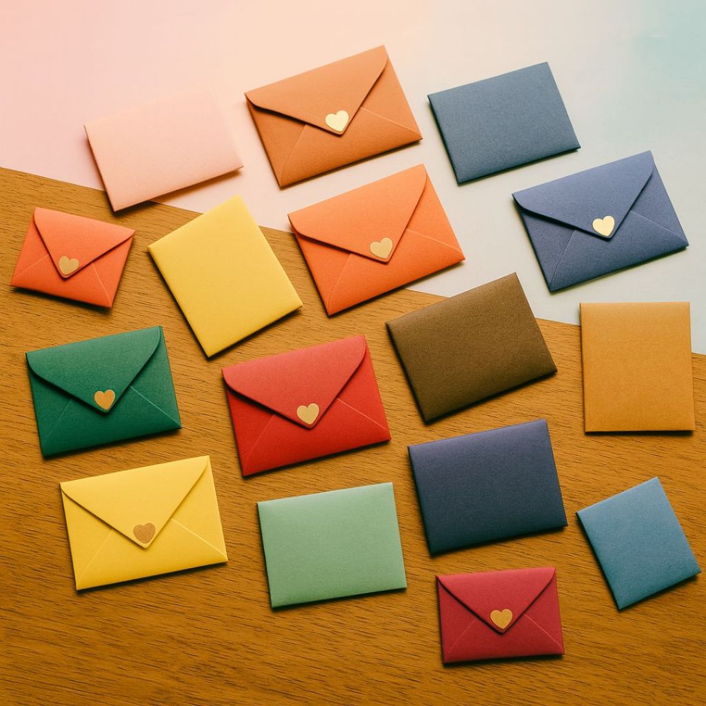 Envelope Colorido para Convite Pequeno 72x108mm – com 50 Unidades ...