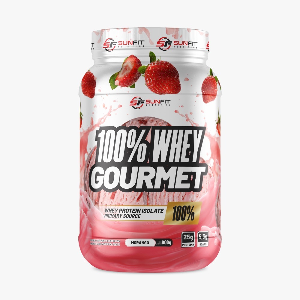 Whey Protein 100% Isolado de Morango 25g Proteína Isolada e Concentrada ...