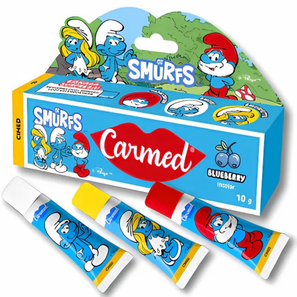 CARMED OS SMURFS: Personagem Surpresa - Gloss Hidratante Labial Incolor ...