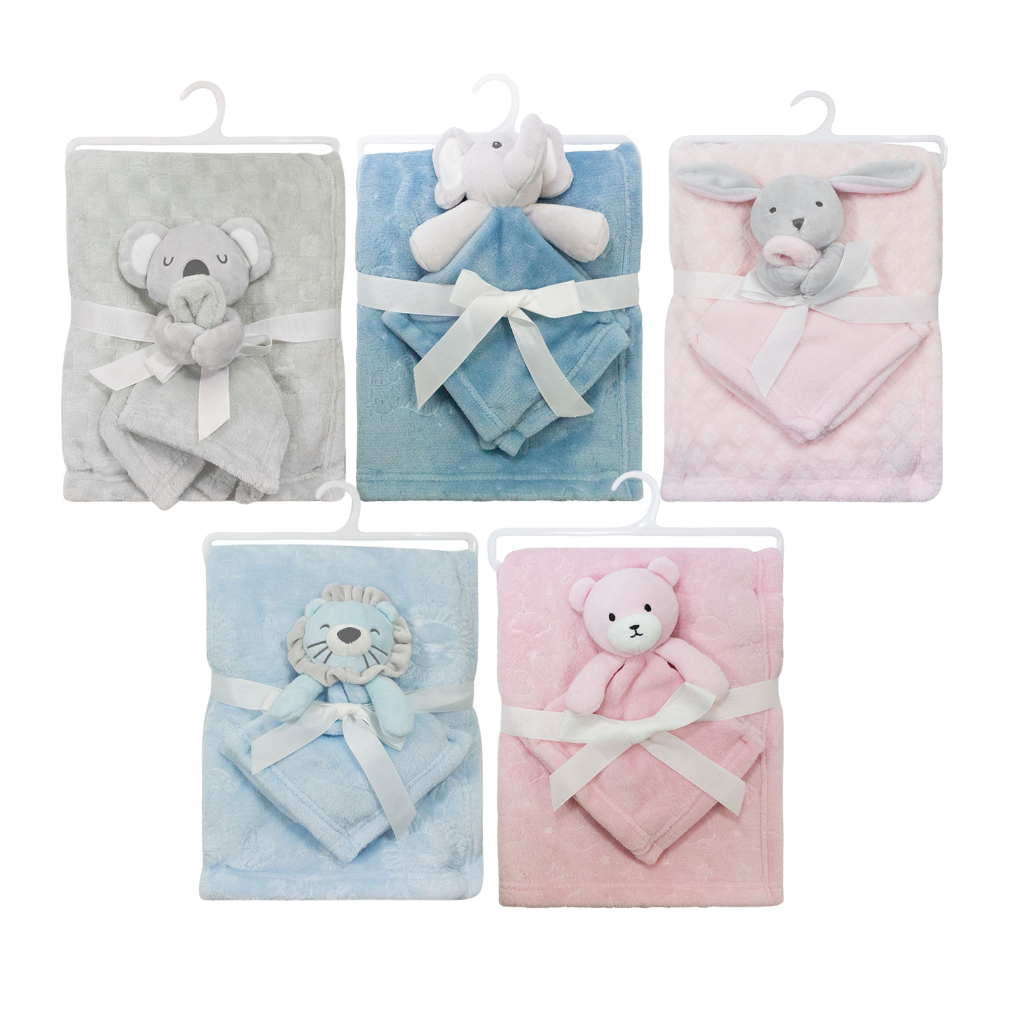 Manta Cobertor Com Naninha Para Bebê Camesa Baby