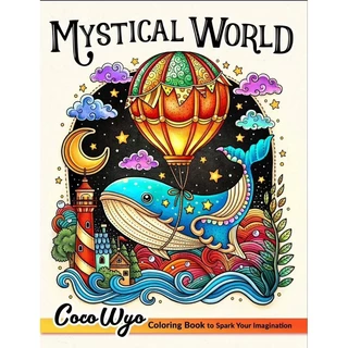 Desenhos para Colorir Mystical World | 42 Folhas Soltas A5 90g/120g/180g + Acetato em Oferta na Shopee