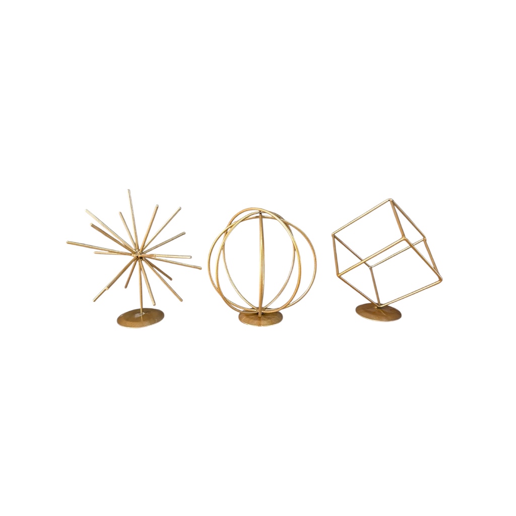 Kit Trio Decoração de Casa Enfeite Rack Mesa Móveis | Shopee Brasil