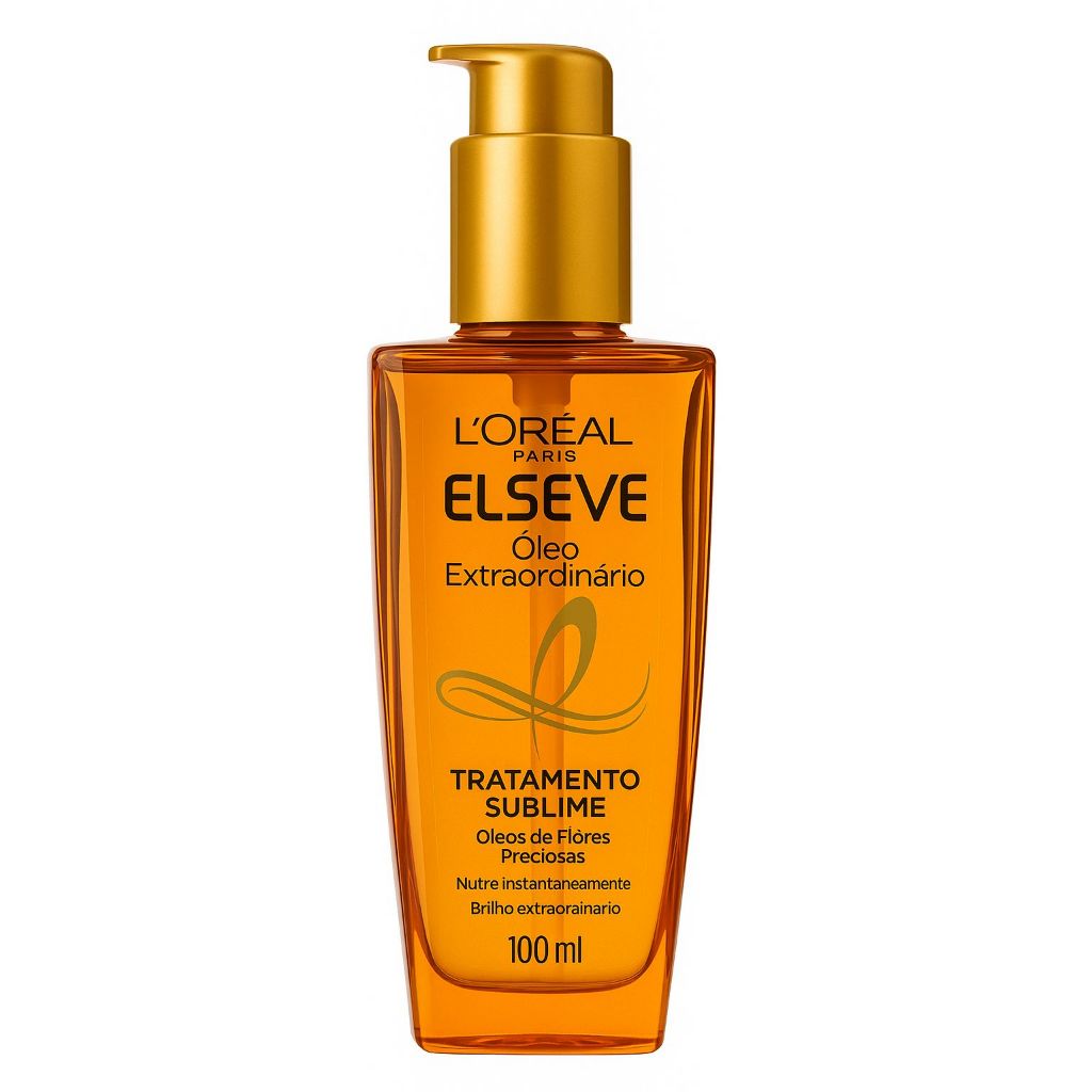 Elseve Óleo Extraordinário Tratamento Sublime 100ml - Nutrição Intensa ...