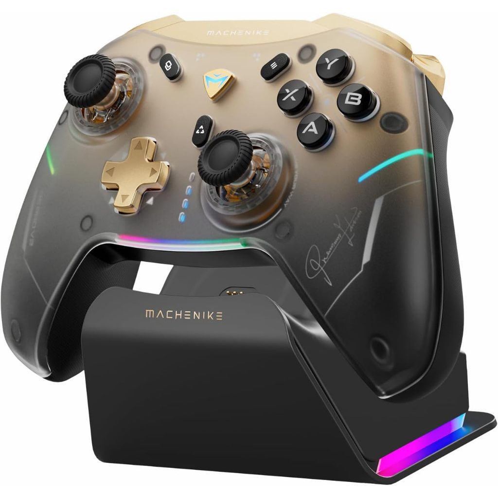 MACHENIKE G5 Pro V2 Final Controlador De Jogos Gatilho Óptico Botão ABXY Joystick Hot-Swappable Resolução 4K Para Switch