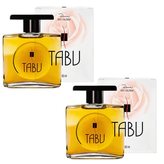Kit 2 Perfumes Deo Colônia Tradicional 60Ml Tabu - Dana Cosmeticos