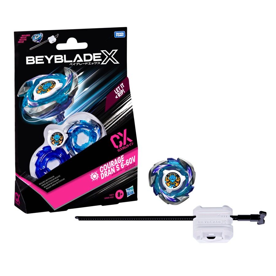 Beyblade X 2.0 Starter Pack Pião e Lançador Sortido - Hasbro G0840
