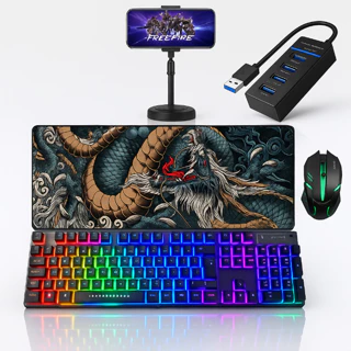 Kit Mobilador Fire Gamer Android Free Teclado Mouse Suporte Celular Jogos Hub 4 Portas Mouse Pad em Oferta na Shopee
