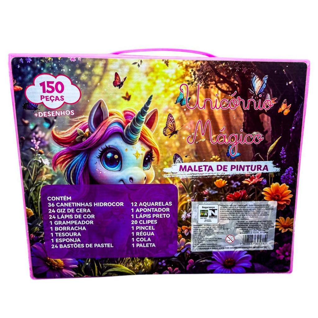  Genius Collection 世界150セット Estojo Maleta Escolar 150 Pçs C/ Canetinha E Lapis Infantil