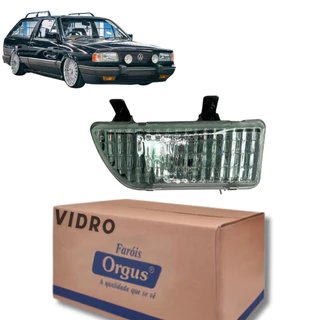 Farol Milha Neblina Gol Saveiro Voyage Quadrado G1 87 88 89 90 91 92 93 94 - Lente de Vidro - Orgus