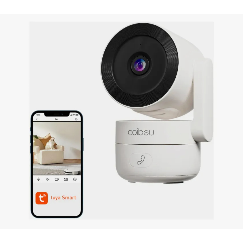 Camera De Segurança Wifi Tuya 4mp Fala Bidirecional