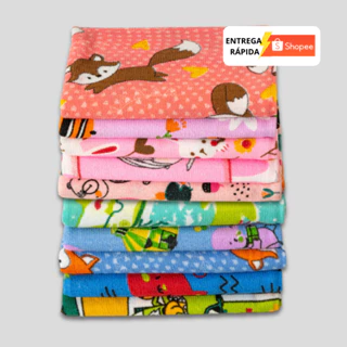 Kit 03 Toalhas De Banho e Praia Infantil Gigante Estampada Laune haus em Oferta na Shopee