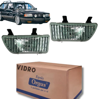Par Farol Milha Neblina Gol Saveiro Voyage Quadrado G1 87 88 89 90 91 92 93 94 Lente de Vidro Orgus