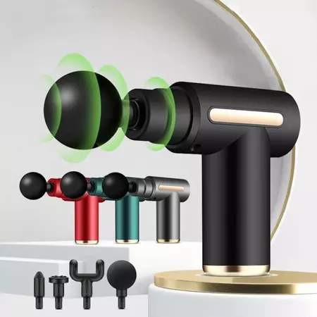 Massageador Elétrico Alta Frequência Profissional Muscular Massagem 4 Em 1