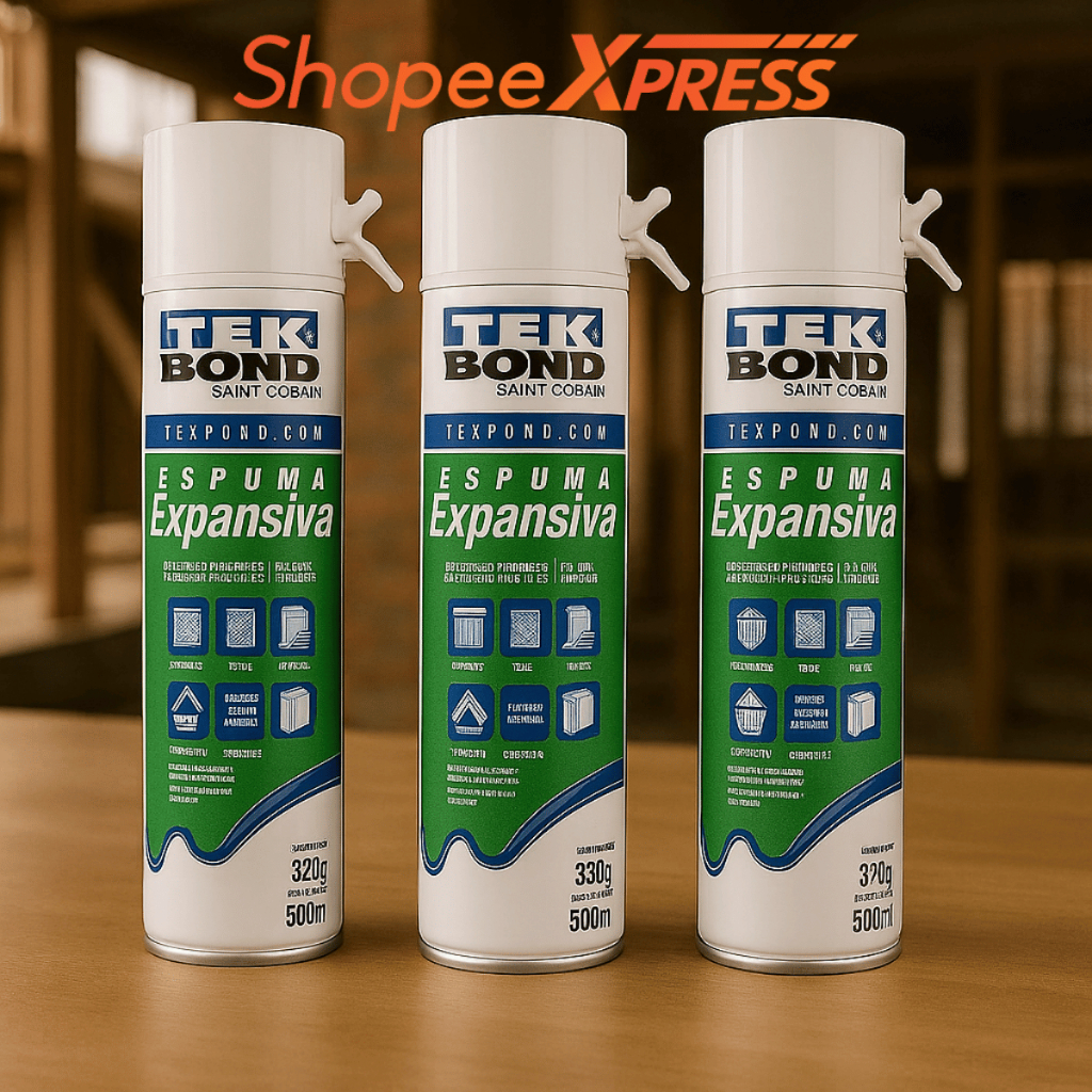 Kit 3 Espuma Expansiva Para Vedação De Portas Janelas Telhado E Paredes ...