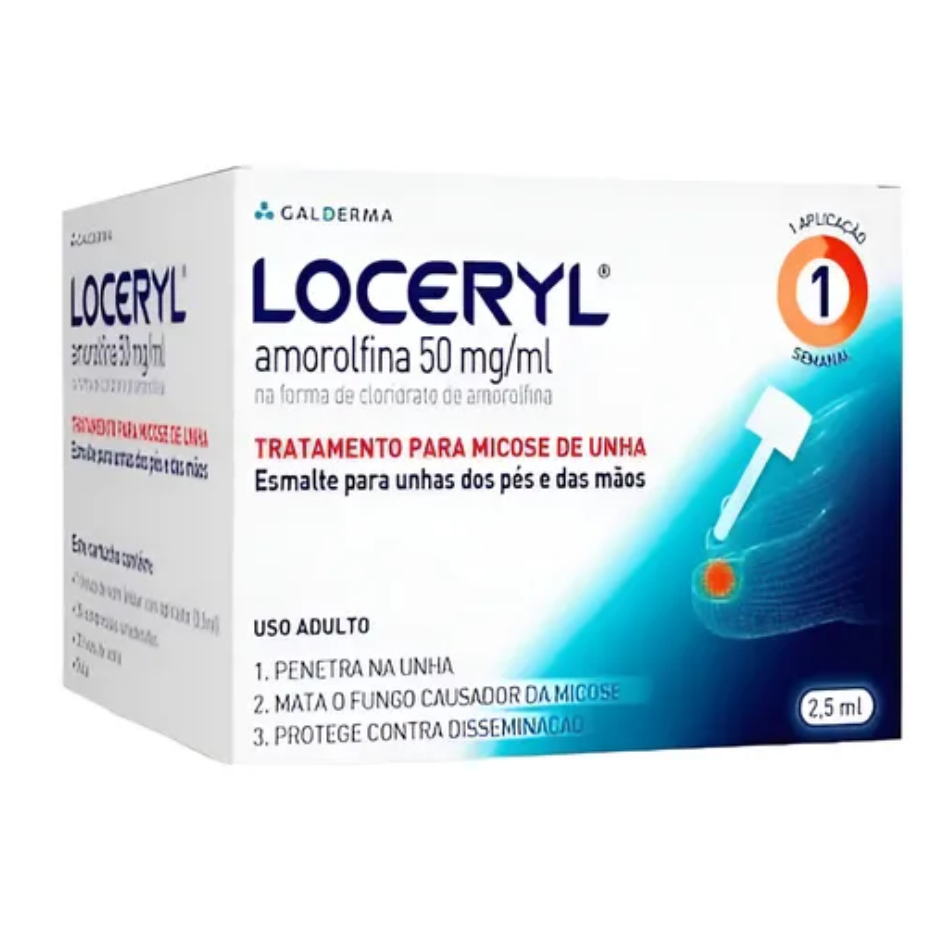 Loceryl Esmalte 2,5ml | Shopee Brasil