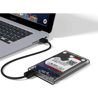 HD Externo 1TB Portátil USB 3.0 com Case Transparente para PC, PS4, Xbox e TV - Pronta Entrega (BR)